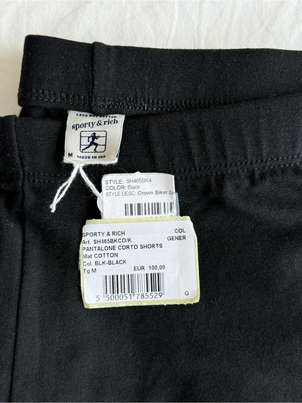 New Sporty&Rich bike shorts - Picture 2 of 3